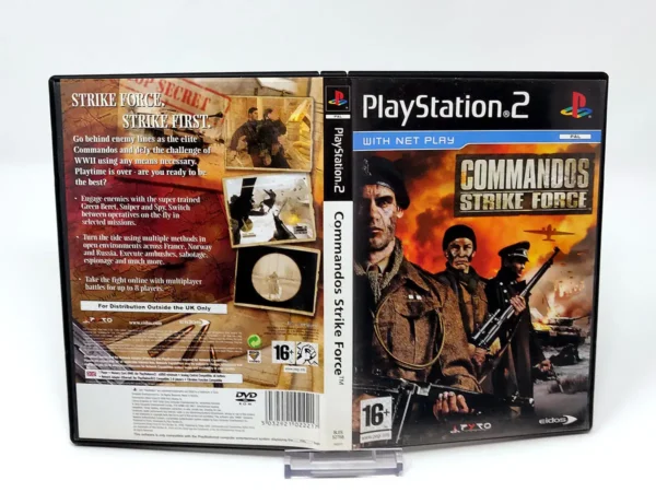 Commandos: Strike Force (UK) (Carátula) para PlayStation 2, edición PAL UK, de segunda mano