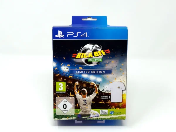 Portada de Dino Dini's Kick Off Revival (Limited Edition) (ESP) (Precintado) para PlayStation 4, edición PAL España, nuevo