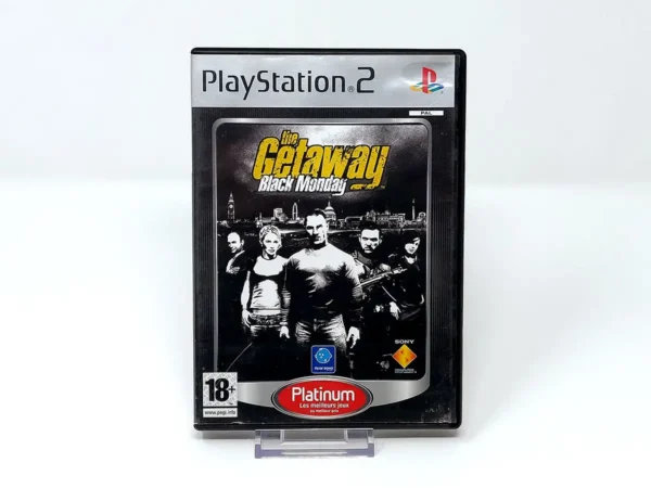 Portada de The Getaway: Black Monday (FRA) (Platinum) para PlayStation 2, edición PAL Francia, de segunda mano