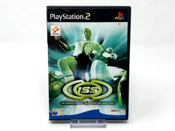 Portada de International Superstar Soccer (ESP) (v2) (Rebajado) para PlayStation 2, edición PAL España, de segunda mano