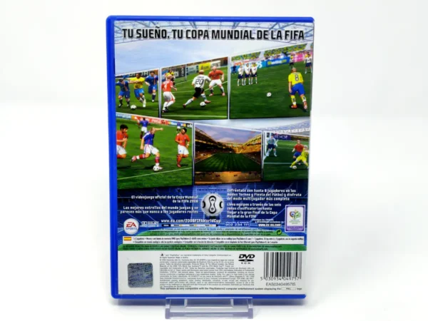 Parte trasera de Copa Mundial de la FIFA 2006 (ESP) (Rebajado) para PlayStation 2, edición PAL España
