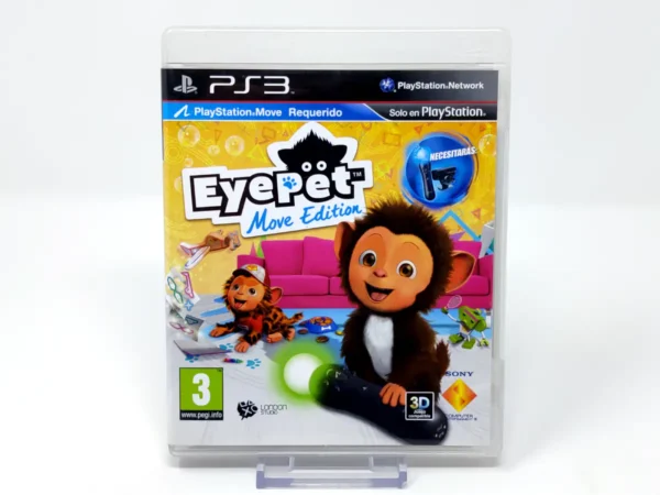 Portada de EyePet: Move Edition (ESP) para PlayStation 3, edición PAL España, de segunda mano