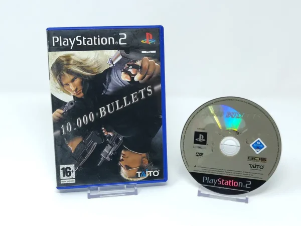 Lateral de la caja de 10.000 Bullets (ESP) (Rebajado) para PlayStation 2