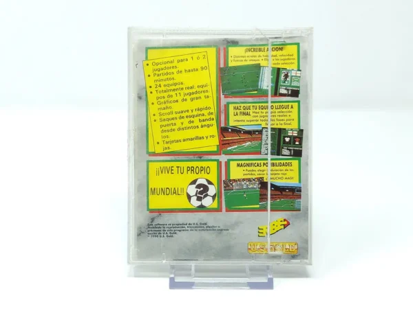 Parte trasera de Italia 1990 (ESP) para Sinclair ZX Spectrum, edición PAL España