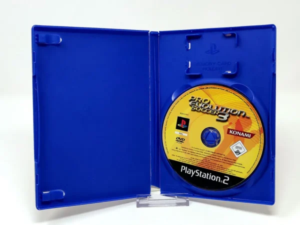 Interior del juego Pro Evolution Soccer 3 (FRA) (Rebajado) para PlayStation 2 con disco y manual