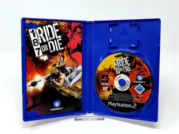 Interior del juego 187: Ride or Die (UK) para PlayStation 2 con disco y manual