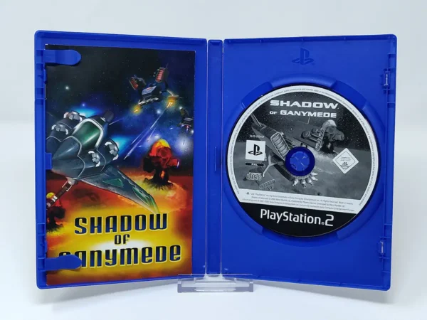 Lateral de la caja de Shadow of Ganymede (ESP) para PlayStation 2