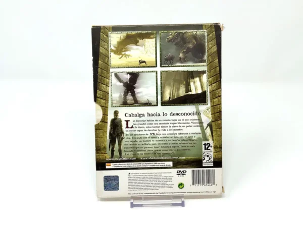 Parte trasera de Shadow of the Colossus (Edición Limitada) (ESP) (Rebajada) para PlayStation 2, edición PAL España