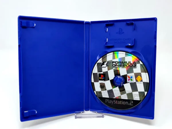 Interior del juego Formula One 2003 (ESP) (Rebajado) para PlayStation 2 con disco y manual