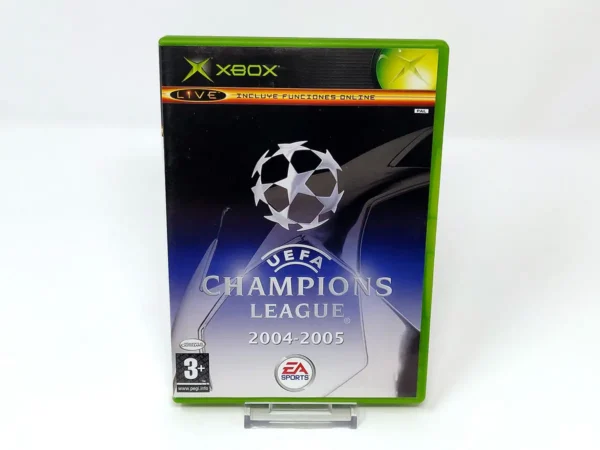 Portada de UEFA Champions League 2004-2005 (ESP) para XBOX, edición PAL España, de segunda mano
