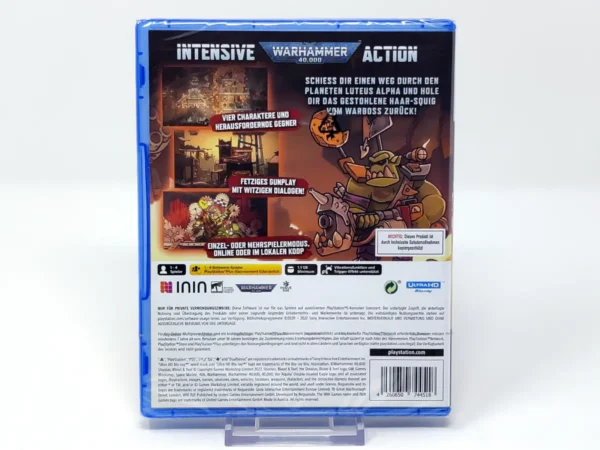 Parte trasera de Warhammer 40,000: Shootas, Blood & Teef (ALE) (Precintado) para PlayStation 5, edición PAL Alemania