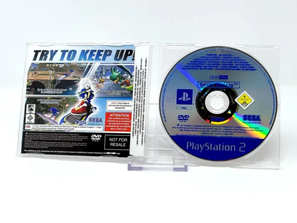 Parte trasera de Sonic Riders (EUR) (Promo) para PlayStation 2