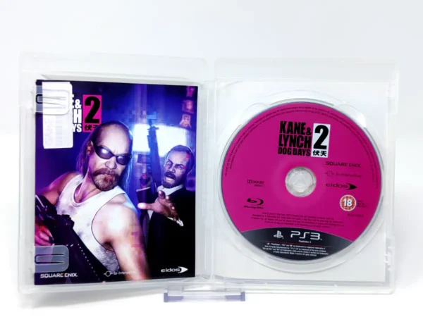 Interior del juego Kane & Lynch 2: Dog Days (ESP) (Rebajado) para PlayStation 3 con disco y manual