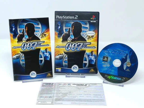 Lateral de la caja de James Bond 007 en... Agente en Fuego Cruzado (ESP) para PlayStation 2