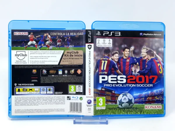 PES 2017: Pro Evolution Soccer (ESP) (Carátula) para PlayStation 3, edición PAL España, de segunda mano