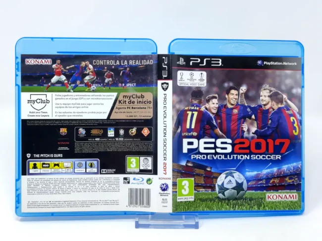 PES 2017: Pro Evolution Soccer (ESP) (Carátula)