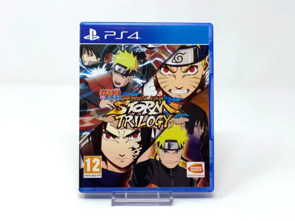 Portada de Naruto Ultimate Ninja Storm Trilogy (ESP) para PlayStation 4, edición PAL España, de segunda mano
