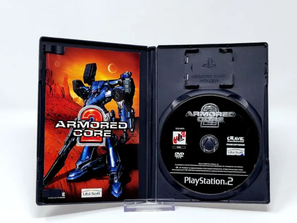 Interior del juego Armored Core 2 (ESP) (Rebajado) para PlayStation 2 con disco y manual