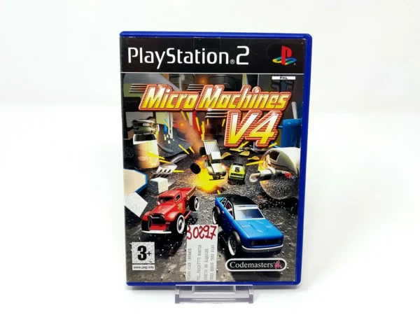 Portada de Micro Machines V4 (ESP) (Rebajado) para PlayStation 2, edición PAL España, de segunda mano