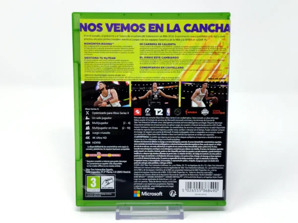 Detalle de NBA 2K24 (Edición Mamba Negra) (ESP) para XBOX One / Series X/S