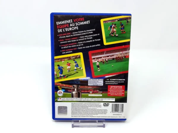 Parte trasera de UEFA Euro 2008 (FRA) para PlayStation 2, edición PAL Francia