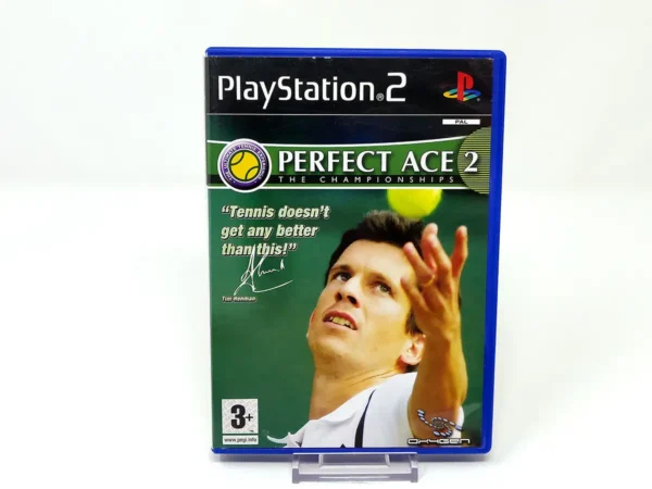 Portada de Perfect Ace 2: The Championships (UK) para PlayStation 2, edición PAL UK, de segunda mano