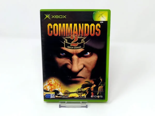 Portada de Commandos 2: Men of Courage (ESP) para XBOX, edición PAL España, de segunda mano