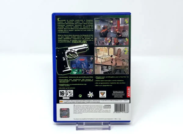Parte trasera de Th3 Plan (ESP) para PlayStation 2, edición PAL España