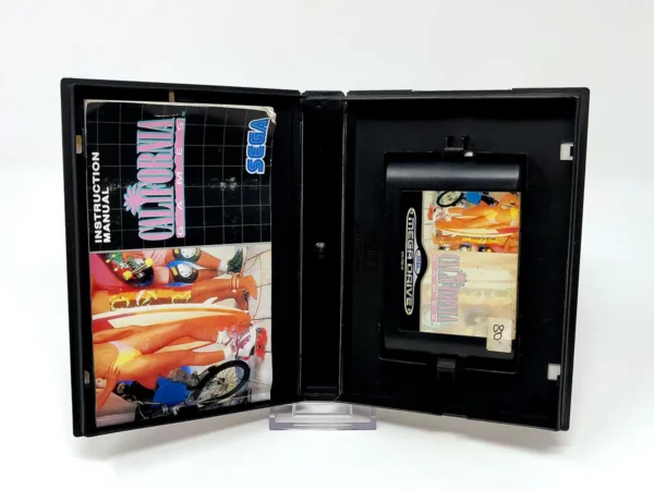 Lateral de la caja de California Games (ESP) para Sega Mega Drive