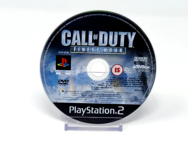 Call of Duty: Finest Hour (UK) (Disco) para PlayStation 2, edición PAL UK, de segunda mano
