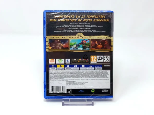 Parte trasera de Naruto Ultimate Ninja Storm Trilogy (ESP) (Precintado) para PlayStation 4, edición PAL España