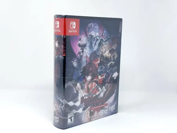 Lateral de la caja de Koumajou Remilia: Scarlet Symphony (Deluxe Edition) (USA) (Limited Run) (Precintado) para Nintendo Switch