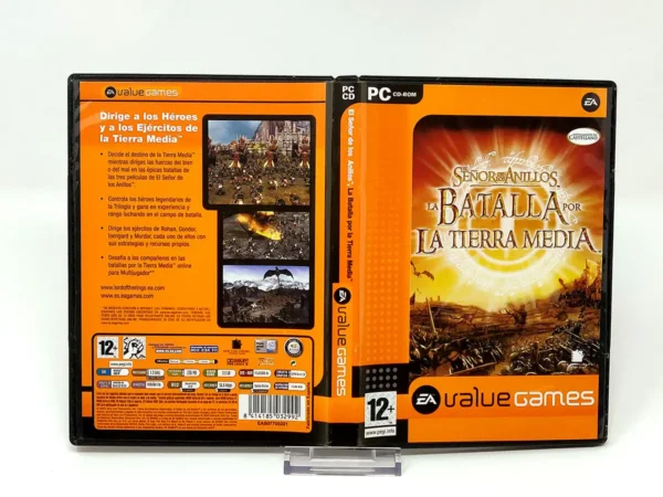 El Señor de los Anillos: La Batalla por la Tierra Media (ESP) (Carátula) para PC, edición PAL España, de segunda mano