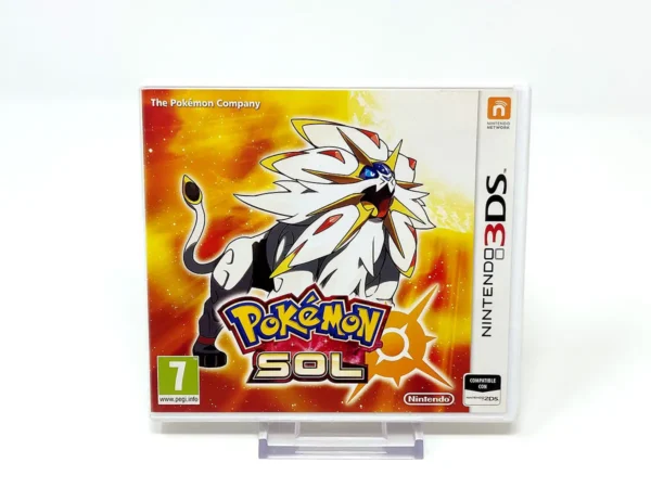Portada de Pokémon Sol (ESP) para Nintendo 3DS, edición PAL España, de segunda mano
