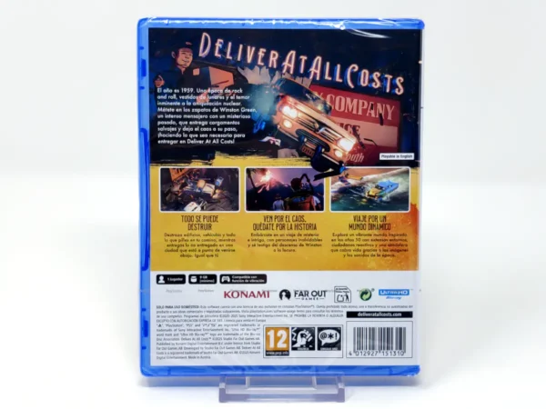 Parte trasera de Deliver at All Costs (ESP) (Precintado) para PlayStation 5, edición PAL España