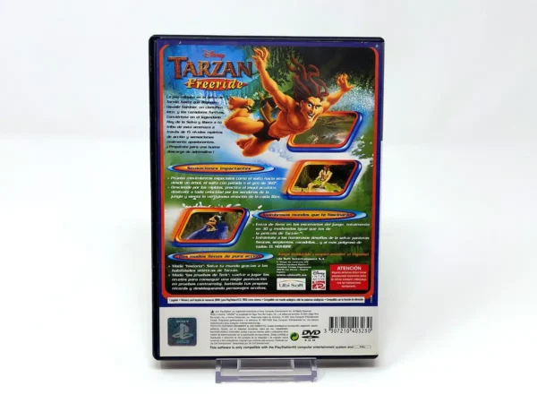 Parte trasera de Disney's Tarzan: Freeride (ESP) (Rebajado) para PlayStation 2, edición PAL España