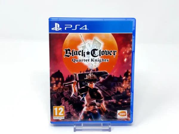 Portada de Black Clover: Quartet Knights (ESP) para PlayStation 4, edición PAL España, de segunda mano