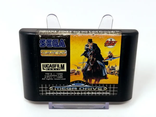 Indiana Jones and the Last Crusade (EUR) (Cartucho) para Sega Mega Drive, edición PAL España, de segunda mano