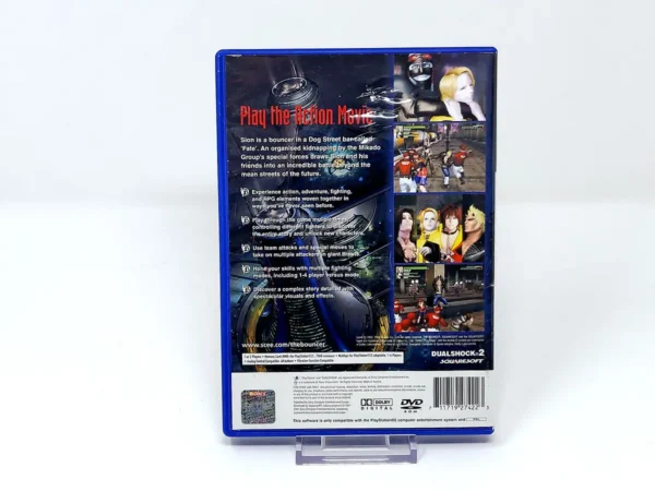 Parte trasera de The Bouncer (UK) (Rebajado) para PlayStation 2, edición PAL UK