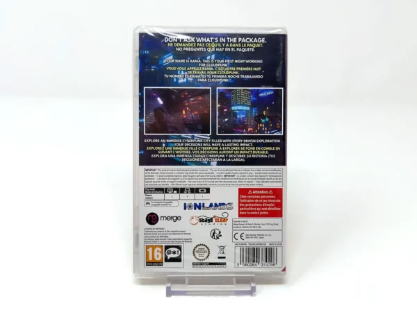 Parte trasera de Cloudpunk (ESP) (Precintado) para Nintendo Switch, edición PAL España
