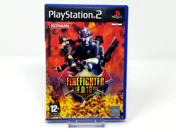 Portada de Firefighter F.D.18 (FRA) (Rebajado) para PlayStation 2, edición PAL Francia, de segunda mano