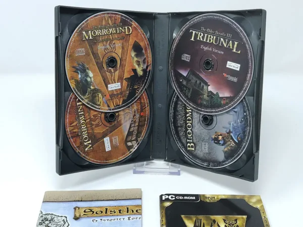 Lateral de la caja de The Elder Scrolls III: Morrowind (Game of the Year Edition) (ESP) para PC