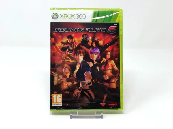 Lateral de la caja de Dead or Alive 5 (Edición Coleccionista) (ESP) para XBOX 360