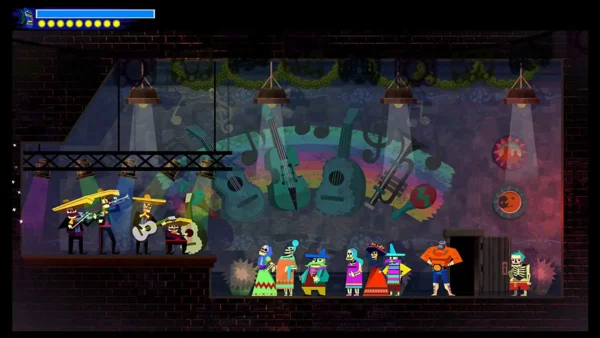 Lateral de la caja de Guacamelee! - One-Two Punch Collection (ESP) para PlayStation 4