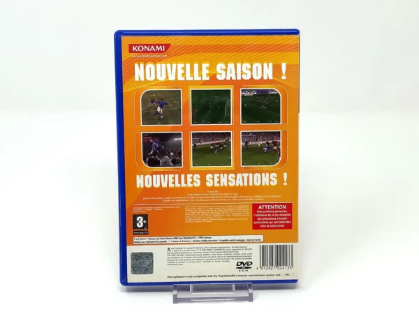 Parte trasera de Pro Evolution Soccer 3 (FRA) (Rebajado) para PlayStation 2, edición PAL Francia