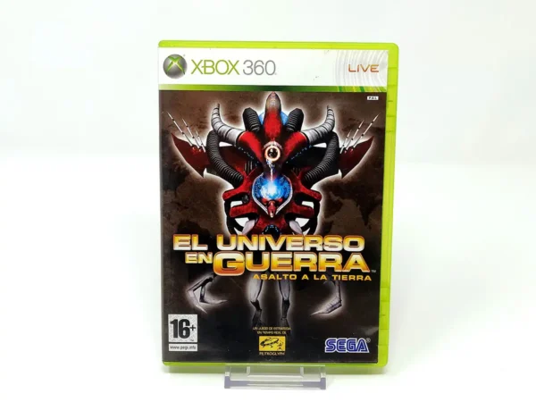 Portada de El Universo en Guerra: Asalto a la Tierra (ESP) para XBOX 360, edición PAL España, de segunda mano