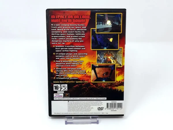 Parte trasera de Mace Griffin: Bounty Hunter (UK) (Rebajado) para PlayStation 2, edición PAL UK