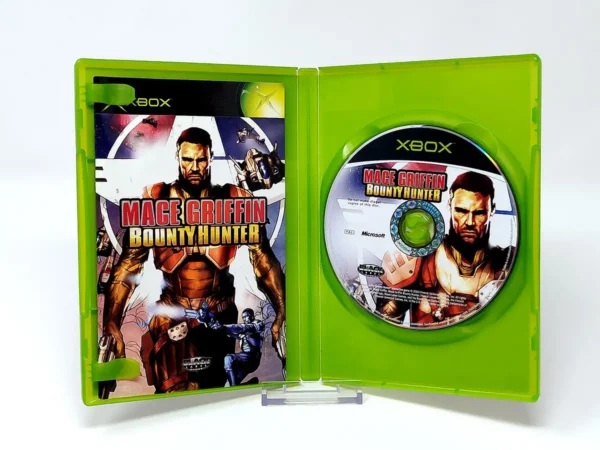 Interior del juego Mace Griffin: Bounty Hunter [ESP] para XBOX con disco y manual
