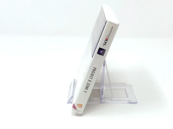 Lateral de la caja de Project X Zone 2 (ESP) para Nintendo 3DS