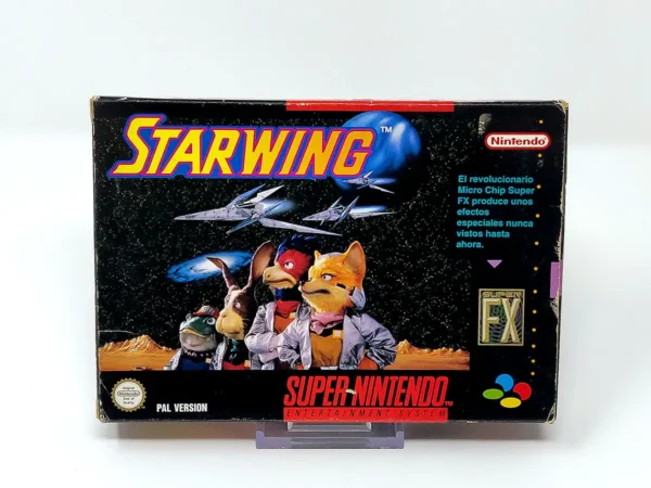 Portada de Starwing (ESP) para Nintendo SNES, de segunda mano